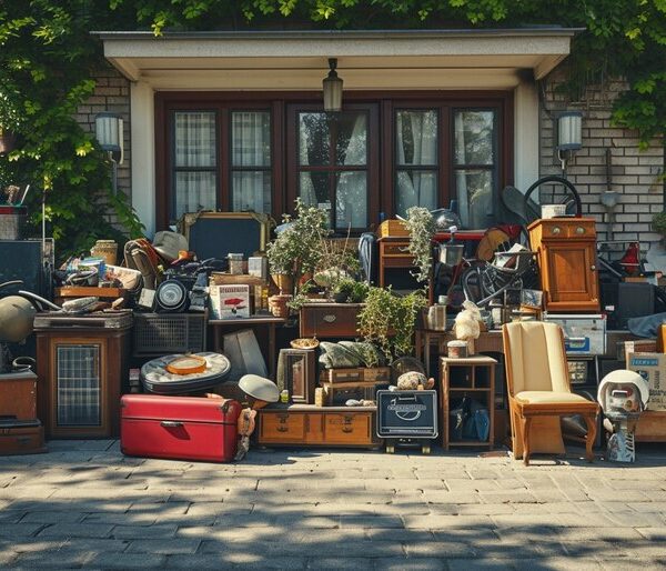 scene with miscellaneous items being sold yard sale bargains 23 2151216827