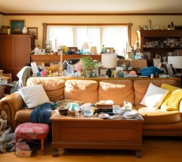 Cluttered living room with scattered items messy cozy inviting concept cluttered space cozy interior home decor messy inviting interior design 864588 203839 360x320