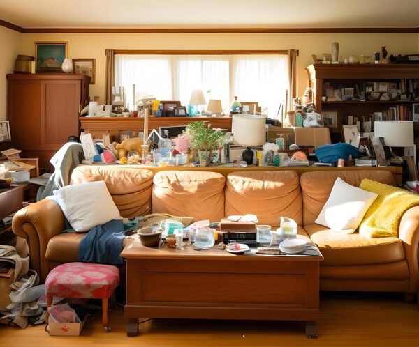 cluttered living room with scattered items messy cozy inviting concept cluttered space cozy interior home decor messy inviting interior design 864588 203839