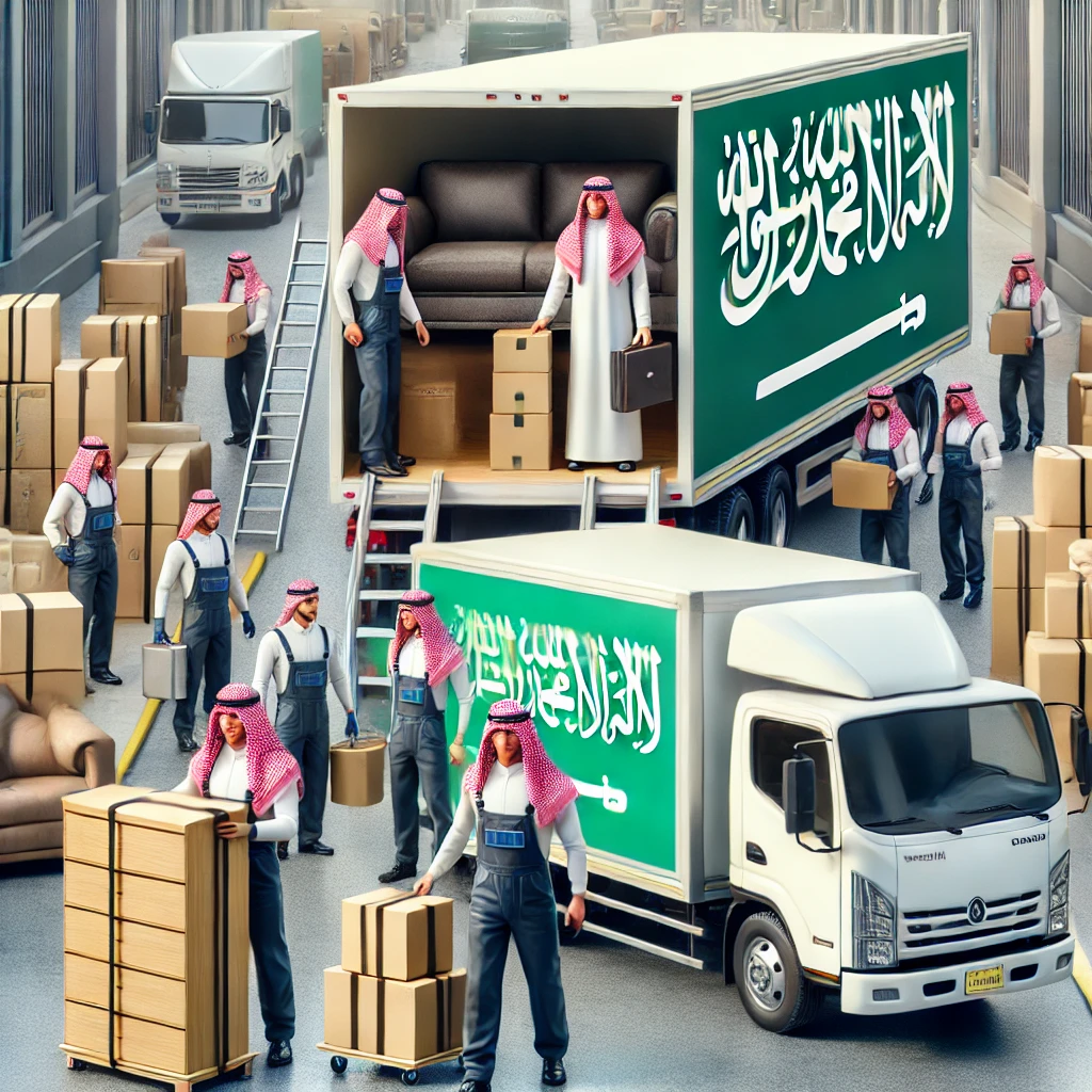 نجمة الخليج لنقل العفش في السعودية – خبرة، أمان، وسرعة تنفيذ